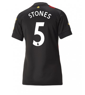 Manchester City John Stones #5 Bortedrakt Kvinner 2022-23 Kortermet